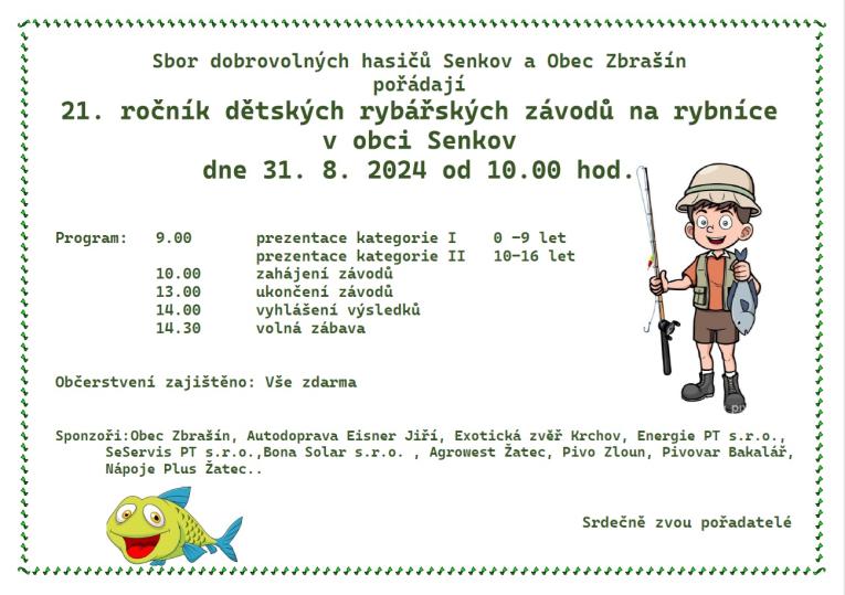 21. ročník rybářských závodů Senkov